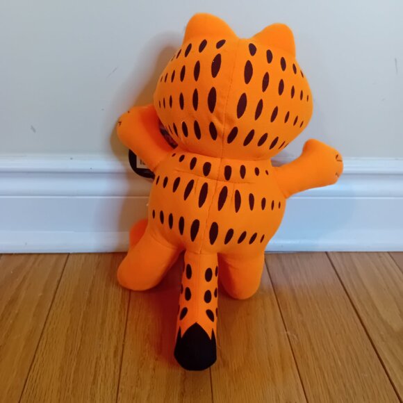 2022 Toy Factory Modern Neon Garfield Small Plushie Stuffed Animal Fat Cat READ - Picture 7 of 10